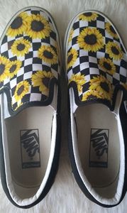 Vans Sunflower Classic Slip Ons
